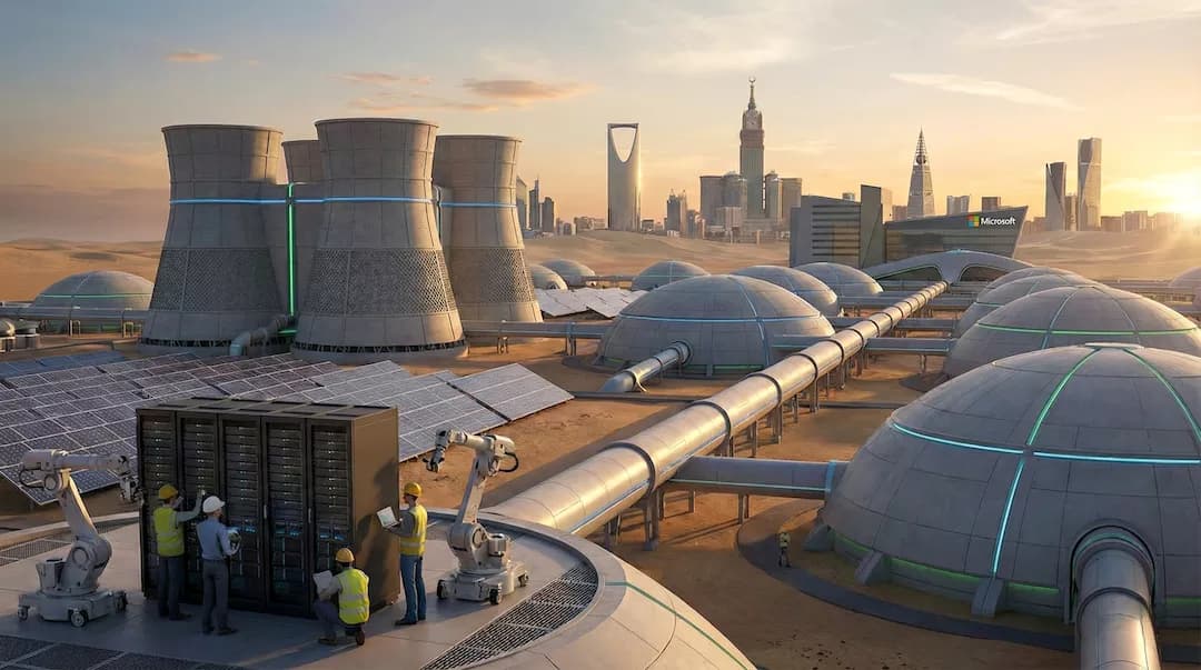 مايكروسوفت والسعودية في مشروع حوسبة ضخم تعززه أنظمة الذكاء الاصطناعي